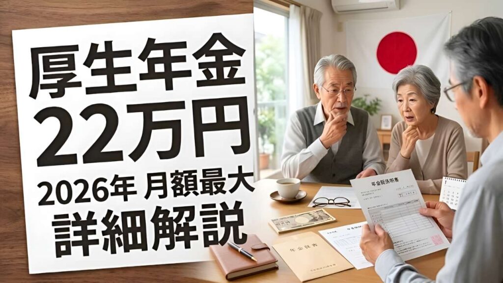 2026年日本の年金制度改革｜厚生年金引き上げと支給額の詳細説明