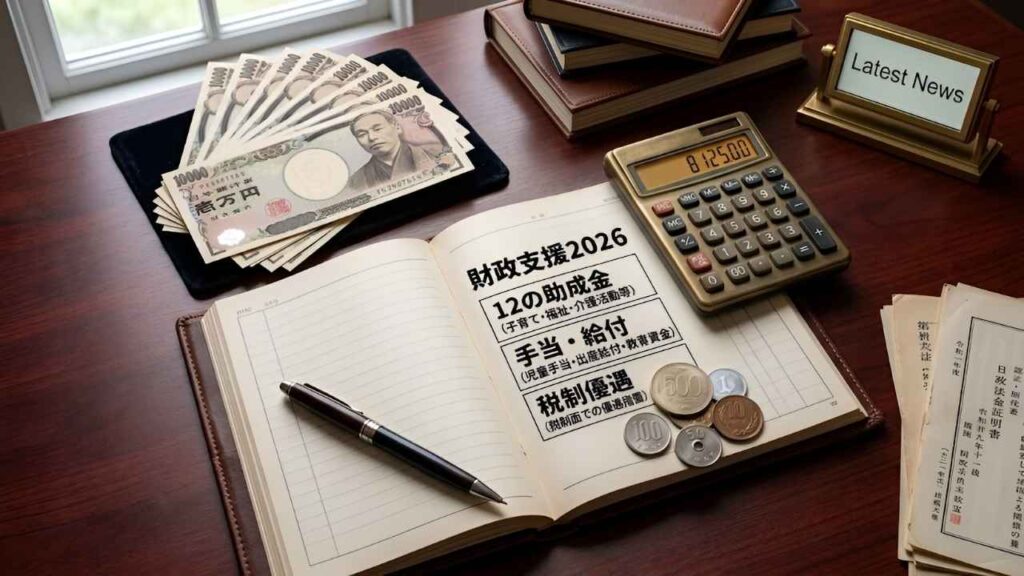 2026年日本の財政支援改革|生活者の安心を支える12の助成金・手当・税制優遇の徹底解説