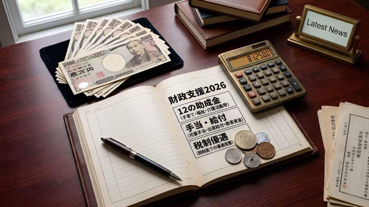 2026年日本の財政支援改革｜生活者の安心を支える12の助成金・手当・税制優遇の徹底解説