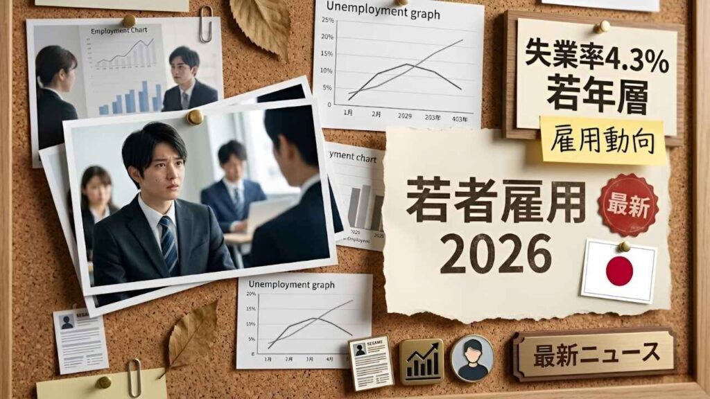 2026年日本の労働市場|若者雇用政策と若年労働者失業率4.3%の分析