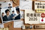 2026年日本の労働市場｜若者雇用政策と若年労働者失業率4.3％の分析