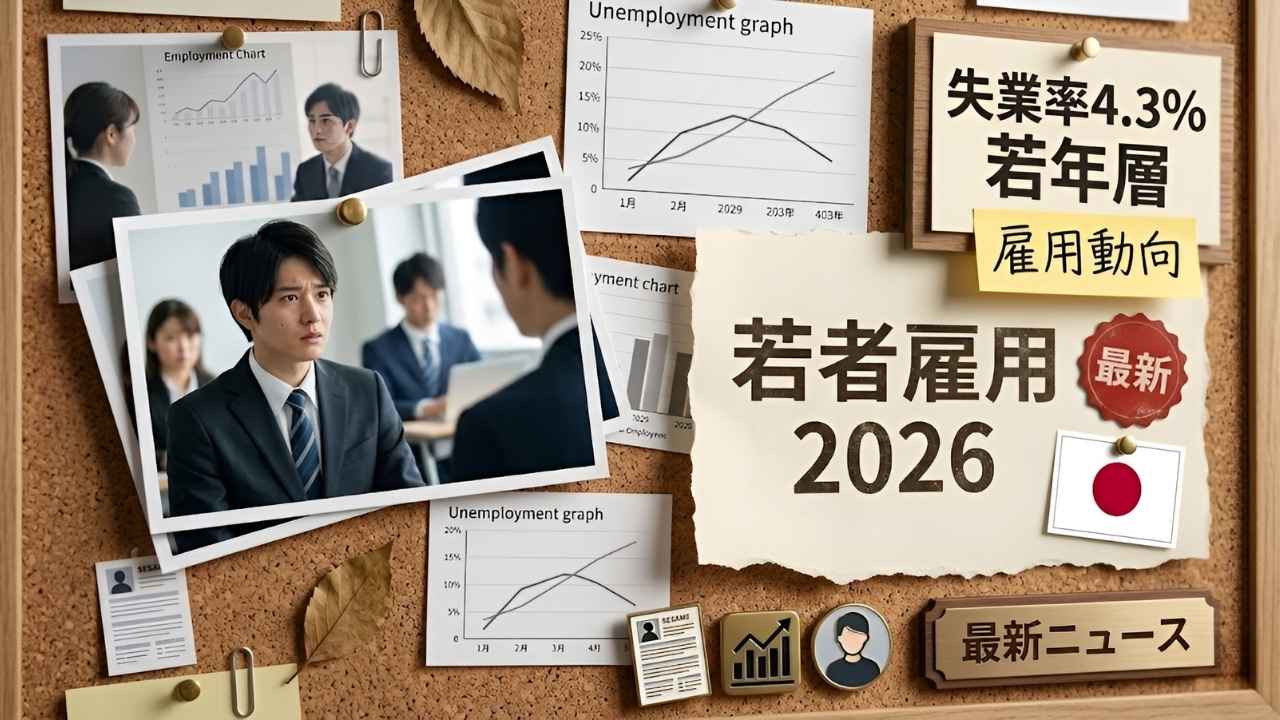 2026年日本の労働市場｜若者雇用政策と若年労働者失業率4.3％の分析