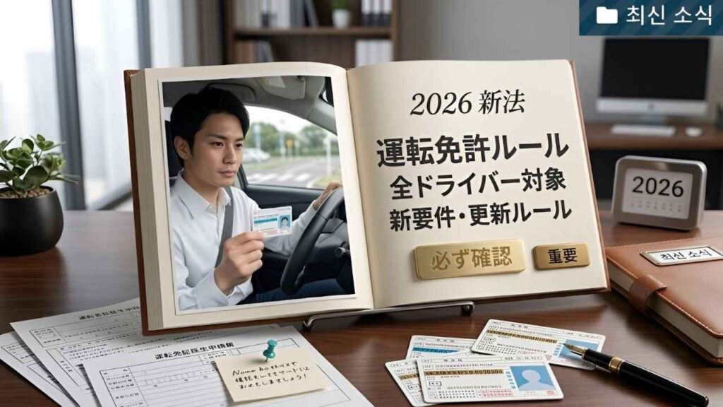 2026年日本の交通政策改革｜運転免許改正と全ドライバーが守るべき新ルール