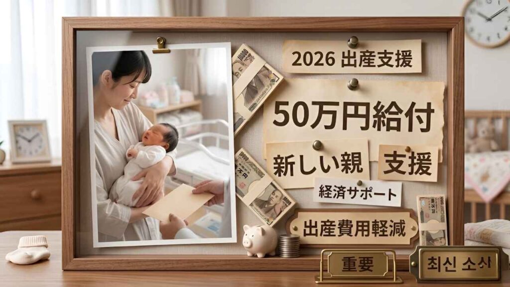 2026年日本の社会保障改革｜出産支援制度と50万円給付の徹底解説