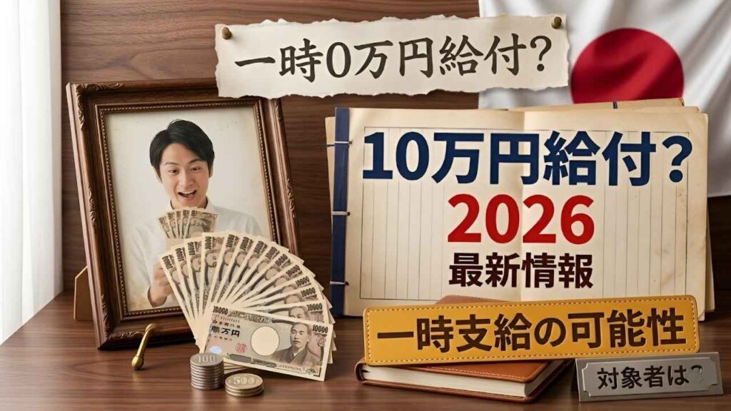 2026年日本の社会保障改革|給付金10万円一時支給の全貌と国民生活へのメリット